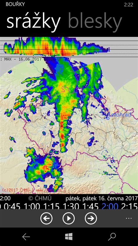 Diskutuje se dostatečnost a včasnost výstrah, které vydal český hydrometeorologický ústav (čhmú). Bouřky 15.6. a 16.6.2017 (5) - Diskuse o počasí | In-počasí