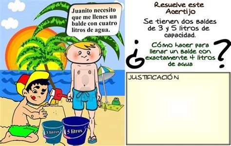 Y lo que a priori resulta difícil y tedioso acaba convirtiéndose en juegos fáciles para niños a medida que vayan aprendiendo. ACERTIJOS | Acertijos, Acertijos matemáticos, Acertijos ...