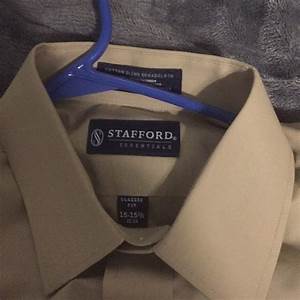 Stafford Shirts Stafford Dress Shirt Size 3233 5155 Neck Poshmark