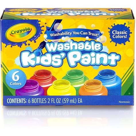 There are activity sets and cool toys for older kids, too! Crayola Washable Kid's Paint (6 count) #ToysGames ...