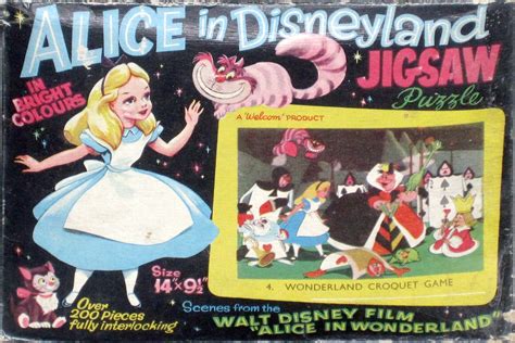 1088 x 1088 jpeg 220 кб. Vintage Disney Alice in Wonderland: Welcom Jigsaw Puzzle ...