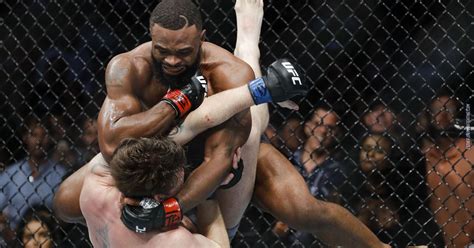 Tyron woodley recently joined ronda rousey in the exclusive club of current ufc fighters who have been a part of movies making over $100 million in 2015 after straight outta compton crossed that mark while remaining the no. Tyron Woodley hand injury: 'It made a noise like light ...