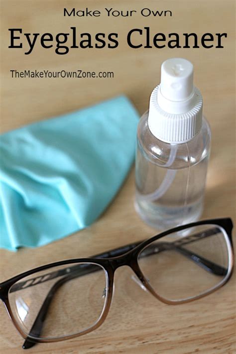 Save money and help the environment by making your own eyeglass cleaner. Homemade Eyeglass Cleaner - The Make Your Own Zone ...