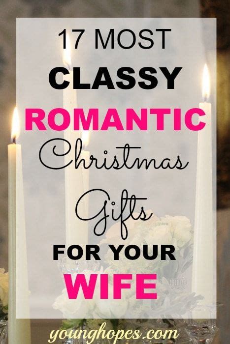 Unless she's got a sneaky wish list hidden away, it might be. 17 Most Classy, Romantic Christmas Gifts for Your Wife ...