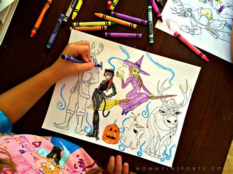 Check spelling or type a new query. Frozen Halloween Coloring Page - mommy in SPORTS