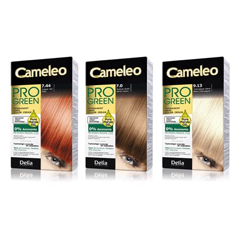 Крем краска для бровей cameleo pro green тон 1 0 черный