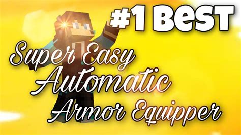 To change game mode, ride mobs, get any item and more. #1 BEST SUPER EASY AUTOMATIC ARMOR EQUIPPER FOR MINECRAFT ...