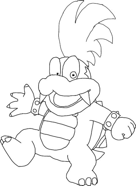 Feel free to print and color from the best 39+ king koopa coloring pages at getcolorings.com. Larry Koopa Lineart by Kagamine-Rin-Len-V3 on DeviantArt