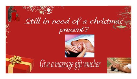 What better wedding present to give than time to spend together? Christmas Gift Vouchers | Christmas massage, Christmas ...