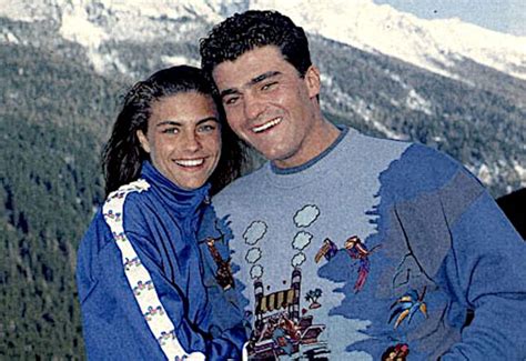 'quando l'uomo che è diventato poi mio. Alberto Tomba e Martina Colombari amore da copertina ...