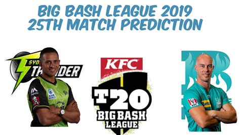 Brisbane heat star chris lynn has once again stuck the boot in to the sydney thunder, setting up a big bash league grudge match to open the season. Big Bash 2020 Sydney Thunder vs Brisbane Heat 25th Match ...