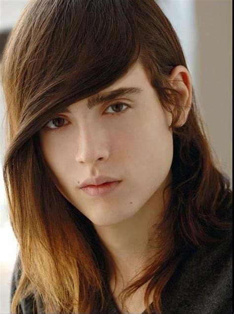 800 x 1204 jpeg 229 кб. MARTIN COHN | Androgynous people, Long hair styles men, Model face