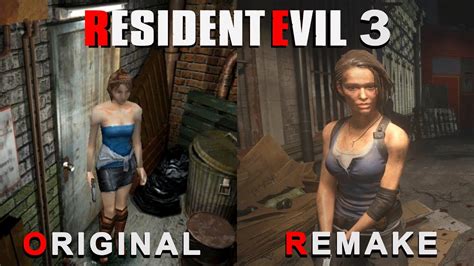 Videogame_asset resident evil 3 (2020). Resident Evil 3 - Original vs Remake Comparison - YouTube