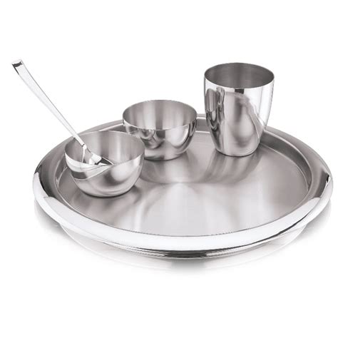 By now you already know that, whatever you are looking for, you're sure to find it on aliexpress. Thali Set | Stainless Steel Thali Set (5 Pcs) | 5 Pcs ...