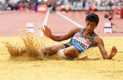 Germany's malaika mihambo celebrates after winning the gold medal in the women's long jump final. Leichtathletik: Malaika Mihambo - die beste Weitspringerin ...