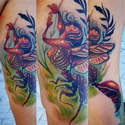 The founder of the tattoo watercolor tattoos are valuable because of their visual attractiveness, beauty, and complexity of. Fire Ant Fairy by Rob Figueroa of Hallowed Point Tattoo in ...