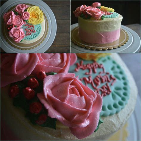 It's perfect for a wedding or birthday. Mother's day cake Made with high humidity buttercream ...