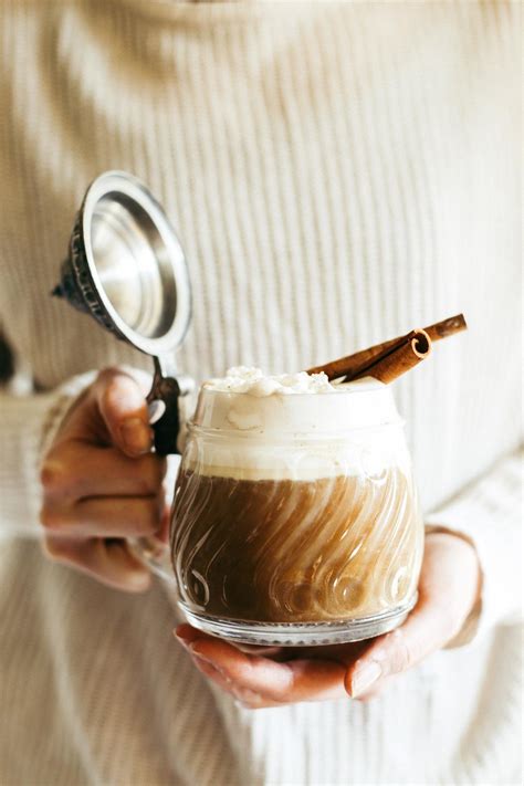 You can drink it like this, or you can add a little bit of whipped cream (optional, but not really). This Boozy Pumpkin Spice Latte is Far from Basic