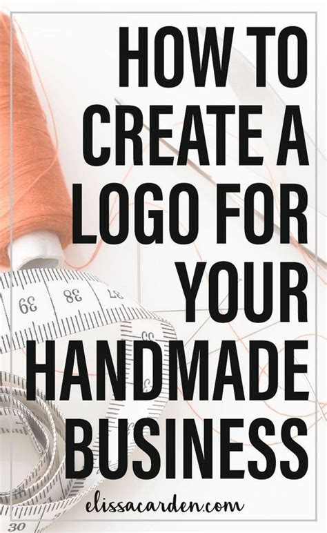 How to name a craft business. This article is all about creating the perfect logo for ...