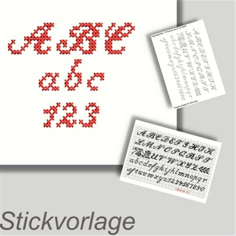In der kostenlosen anleitung von karola hahn, wird dir gezeigt wie man blumen im kreuzstich stickt. buchstaben sticken - Zählmuster Alphabet Kreuzstich