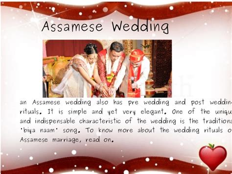 Assamese wedding is known as biya and the ceremonies are full of cultural vibrancy. Dede Queens: Simple Assamese Wedding Card