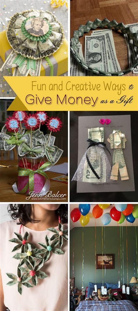 Approximately $1 billion in gift cards go unused every year! Fun and Creative Ways to Give Money as a Gift - IdeaStand