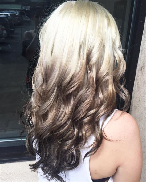 Doores ombre human hair extensions clip in ash brown to platinum blonde 14 inch 120g 7pcs real clip in hair extensions straight natural hair extensions. Best Ombre Hair Color Ideas for Blond, Brown, Red and ...