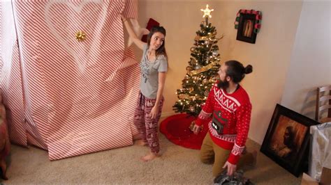 Give him a gift that is inspirational. Husband surprises wife with HUGE Christmas gift! - YouTube