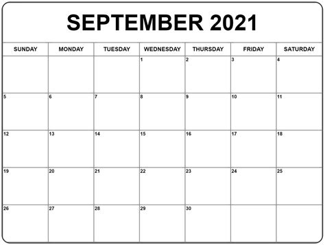 All of the printable calendars for 2021 at botanical paperworks include a cover page and separate pages for each month of the year. 20+ September 2021 Calendar - Free Download Printable ...