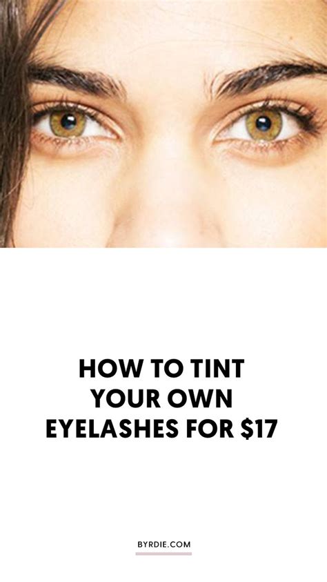 However, this is also a. How to Tint Your Own Eyelashes for $20 | Eyelashes ...