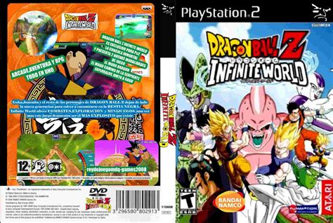 North america on october 18, 2005; Tudo Capas 04: Dragon Ball Z Infinite World - Capa Game PS2