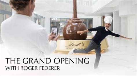 Idols growing up were stefan edberg, boris becker and pete sampras. Lindt Home of Chocolate | THE GRAND OPENING with Roger ...