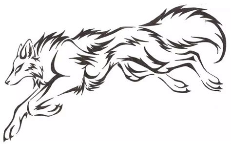Designs include tribal and howling wolves, wolf head and paw tattoos. Lineart | Weißer wolf tattoo, Wolf-tattoo, Wolf zeichnung