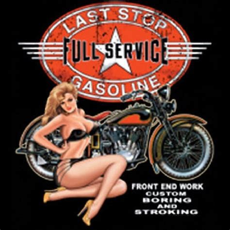 Only do this trick on flat ground, never on hills unless you want to flip it and look stupid! LAST STOP FULL SERVICE GAS STATION MOTORCYCLE BIKER ...
