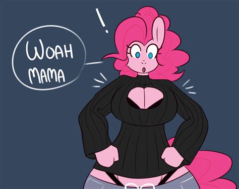 I was developing a my little pony game featuring pinkie pie and her friends. #842649 - anthro, artist:somescrub, big breasts, boob ...