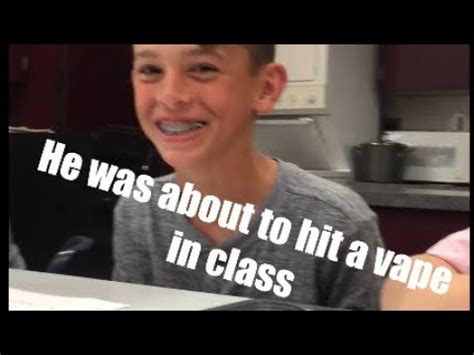 The rise of fake vape cartridge brands. Kid vapes during class (First vid in school) - YouTube