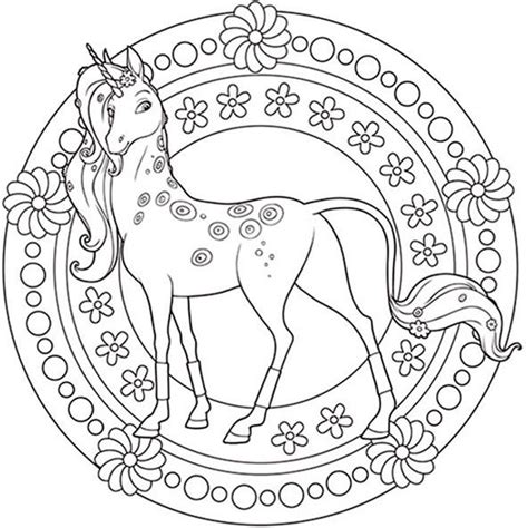 Die einhorn mandala zum ausdrucken sind in verschiedene schwierigkeitsstufen erhältlich. Mia and Me (3 | Einhorn zum ausmalen, Ausmalbilder pferde ...