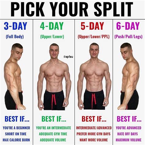 Maybe you would like to learn more about one of these? How many days do you workout? | Workout splits, Workout ...