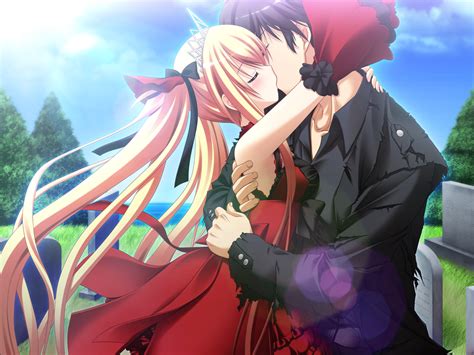 Kiss couple anime rain wallpapers. 46+ Anime Kiss Wallpapers on WallpaperSafari