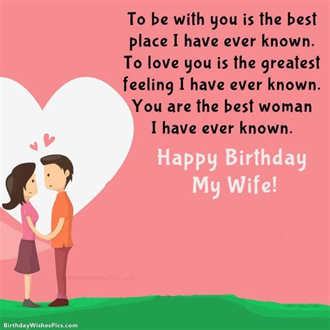 Wish from a selection of as a wife, you know what is the importance of the day your husband landed on this earth. Happy Birthday Wishes For Wife With Romantic Images ...