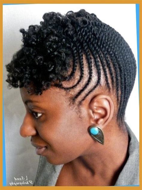 Here i hope to show you step by step (finger by finger) how i cornrow my hair. How To Braid Very Short Natural Hair Braids | Short ...