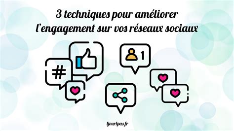 3 techniques pour améliorer l'engagement sur vos réseaux sociaux