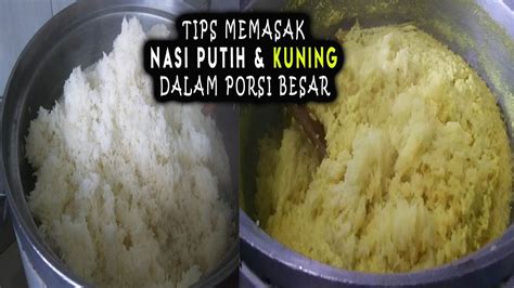 Nasi putih dan kentang adalah sumber karbohidrat yang menjadi makanan pokok di banyak belahan dunia. Tips MEMASAK NASI PUTIH & KUNING PORSI BESAR | cepat dan ...