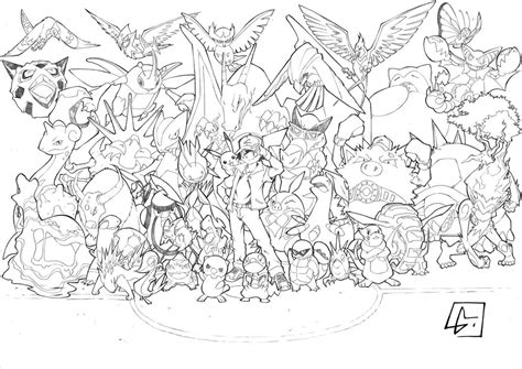 Tu y trouveras tous les plus emblématiques personnages de la saga. Coloriages à imprimer : Pokemon, numéro : 627376