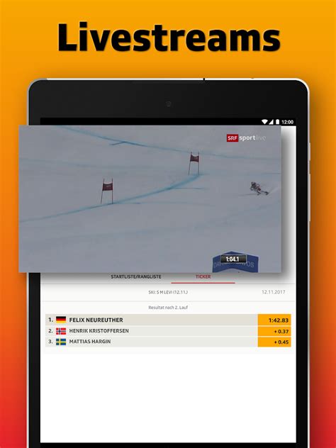 Während der fussball europameisterschaft 2021 sind sie mit der srf sport app live dabei: SRF Sport - Olympische Spiele PyeongChang 2018 - Android ...