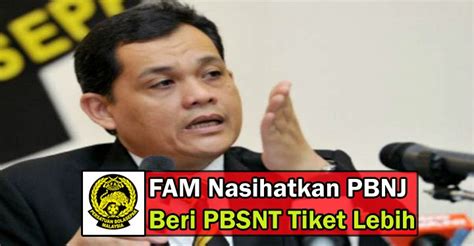 Naiktaraf stadium bola sepak kuala lumpur masih lagi berjalan. FAM Nasihatkan PBNJ Beri PBSNT Tiket Lebih | Skuad Bola ...