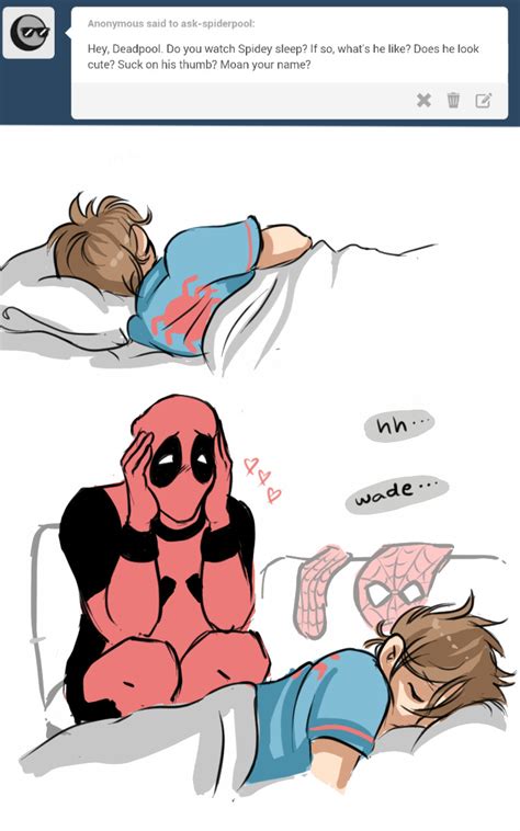 Jep can't get enough of the hurt today🙈 i'm looking for a neglected peter parker fanfiction. Spiderman Deadpool peter parker Marvel main SpideyPool ask ...