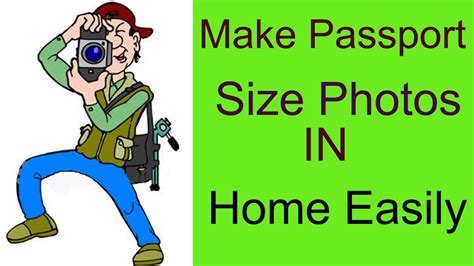 So, to make all our lives easier, this website is super handy to crop your photo to the perfect size. Make Passport size Photos in home easily - YouTube