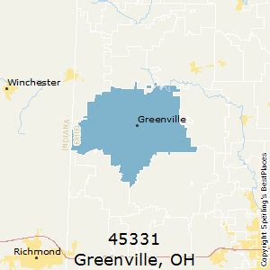 What is the area code for 45331? Best Places to Live in Greenville (zip 45331), Ohio