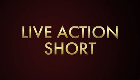There are also some feature films that started as shorts. Short Film (Live Action) Oscar Nominations 2020 - Oscars ...
